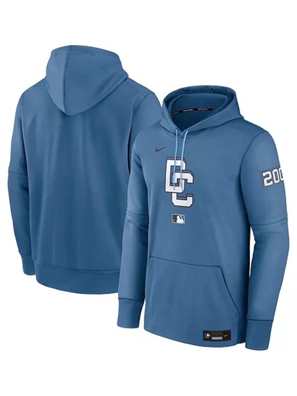 Nike Washington Nationals City Connect Hoodie with Prominent “DC” Logo On Chest.